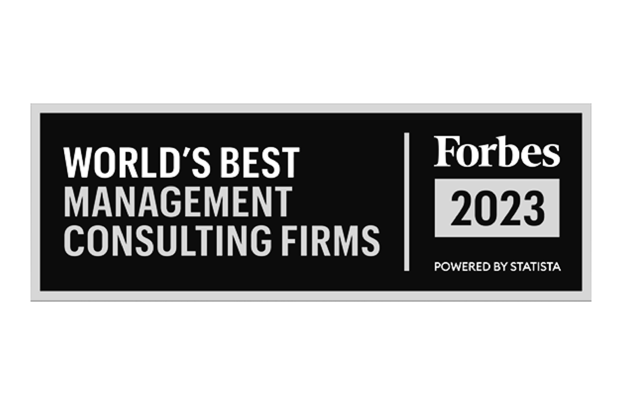 logo for World best management consulting firm, forbes 2023